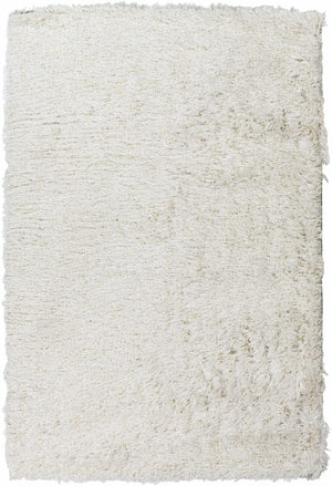 Cream Soft Solid Shag Rug - Clearance