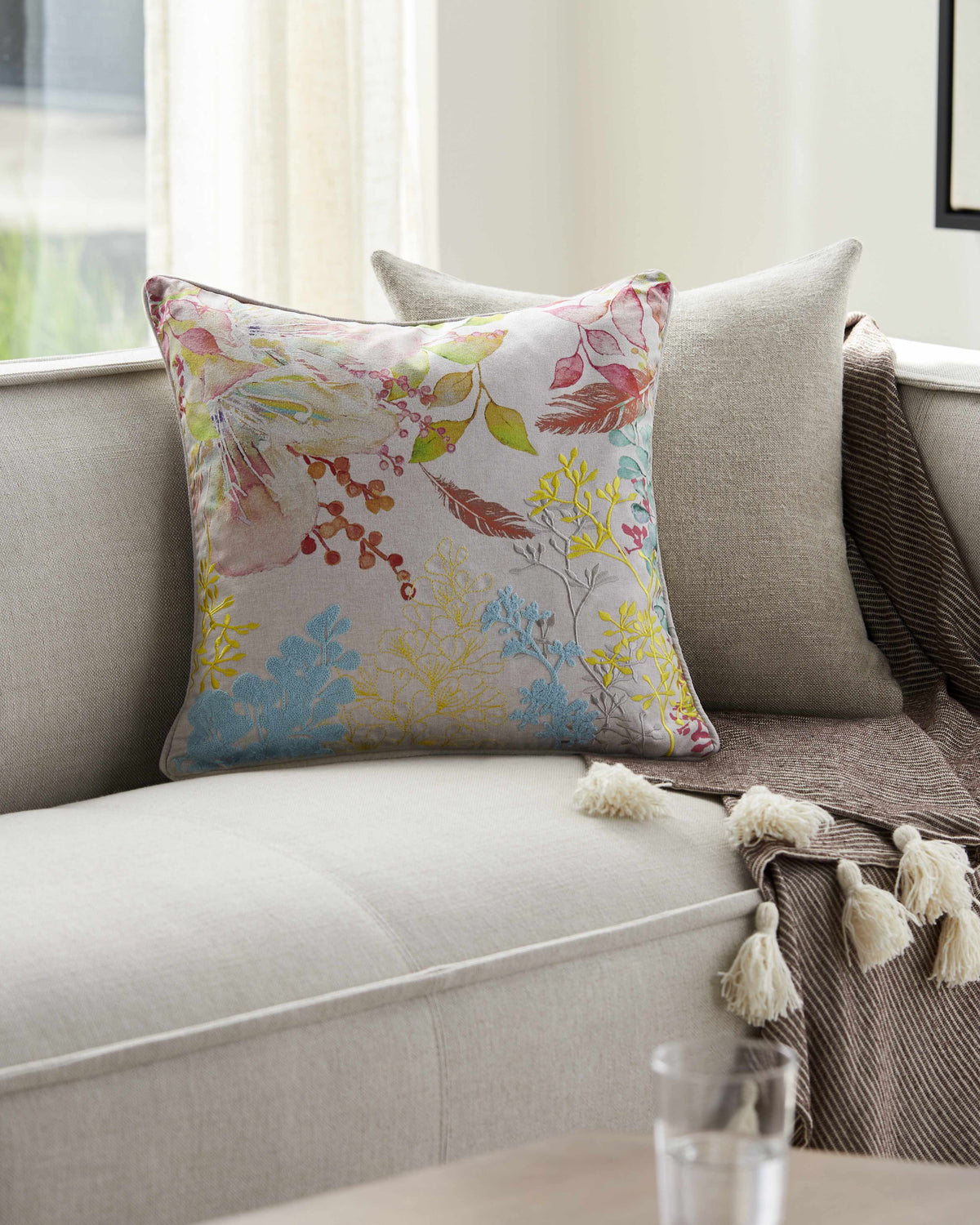 Daisy Throw Pillow - Clearance