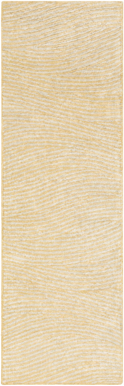 Dalkeith Striped Peach Large Sheen Rug - 12x15 Clearance