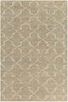 Close-up of the hand woven Damawato Jute Carpet. Beige and gray jute rug with a geometric diamond pattern. Design-Rectangle-69