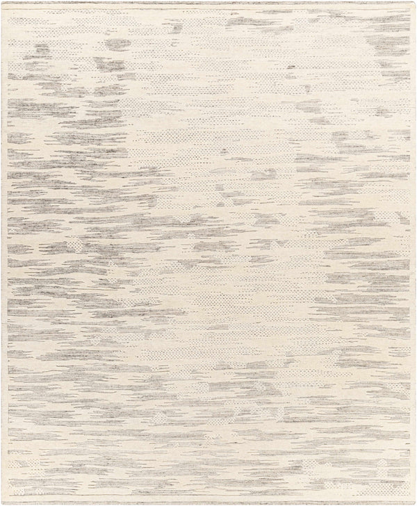 Damek 8x10 Neutral Premium Wool Area Rug