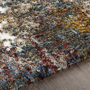 Darenth Dark Colorful Plush Rug