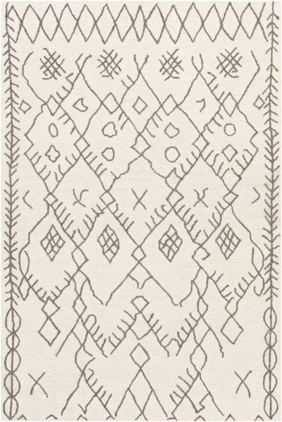 Datchworth White Trellis Wool Rug