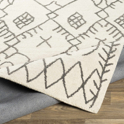 Datchworth White Trellis Wool Rug