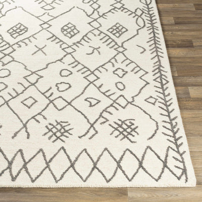 Datchworth White Trellis Wool Rug