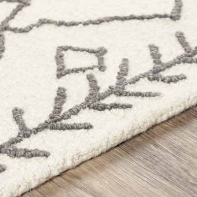 Datchworth White Trellis Wool Rug