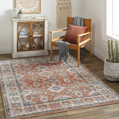 Ilinge Brown Traditional Area Carpet - Clearance