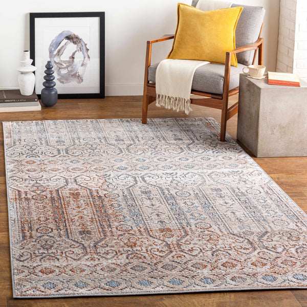 Deniliquin 7x9 Distressed Persian Rug - Clearance