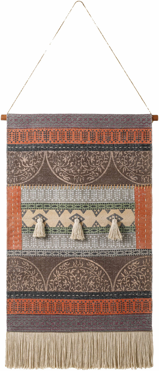 Dezi Rustic Tassel Pattern Wall Hanging - Clearance