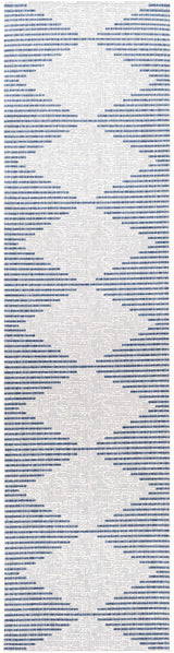 Stephan Blue & Cream Outdoor Rug