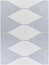 Stephan Blue & Cream Outdoor Rug