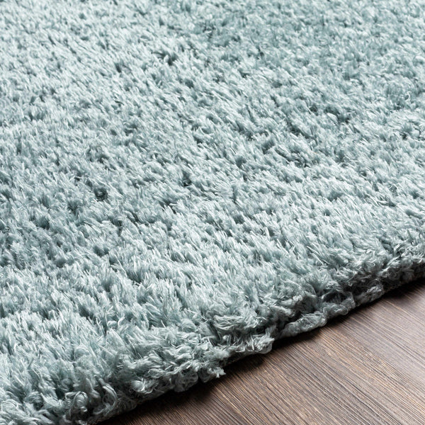 Siari Ice Blue Shag Rug - Clearance