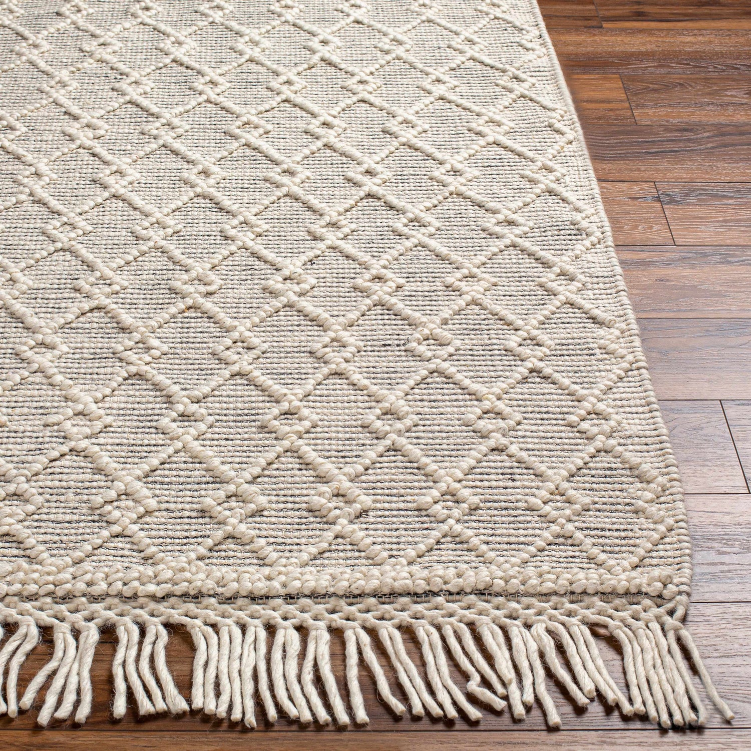 Diata Wool Rug with Tassels - Clearance