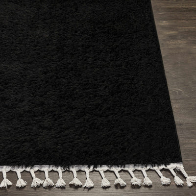 Mampurog Black Shag Rug - Clearance