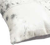 Faelor Cream Animal Motif Updated Traditional Hair On Hide Accent Pillow - Clearance