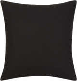 Triava Black and Cream Geometric Triangle Global Bohemian Cotton Lumbar Pillow - Clearance
