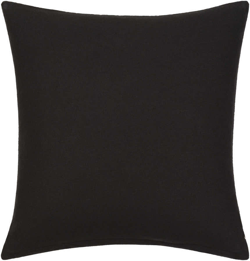 Triava Black and Cream Geometric Triangle Global Bohemian Cotton Lumbar Pillow - Clearance