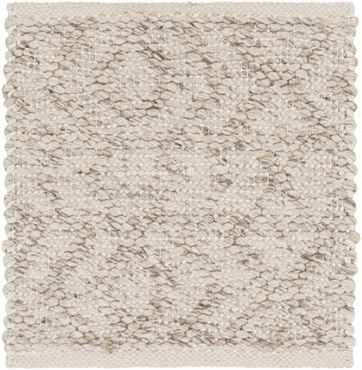 Diomede Neutral Wool&Viscose Area Rug