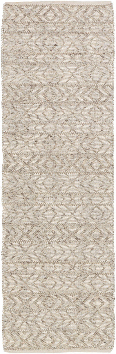 Diomede Neutral Wool&Viscose Area Rug