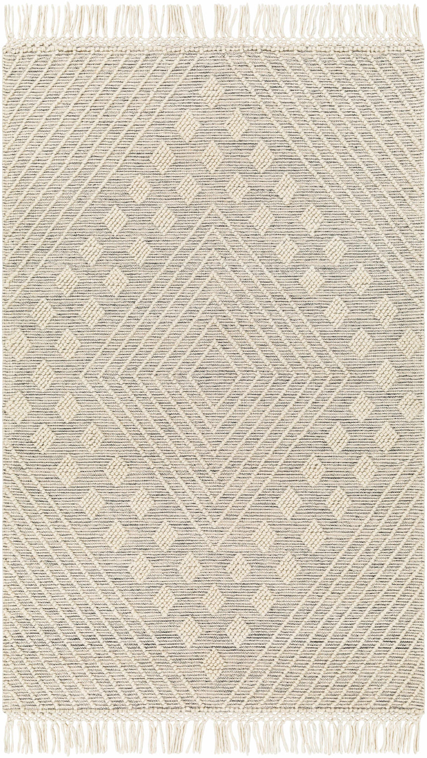 Dama Wool Rug with Tassels - Clearance