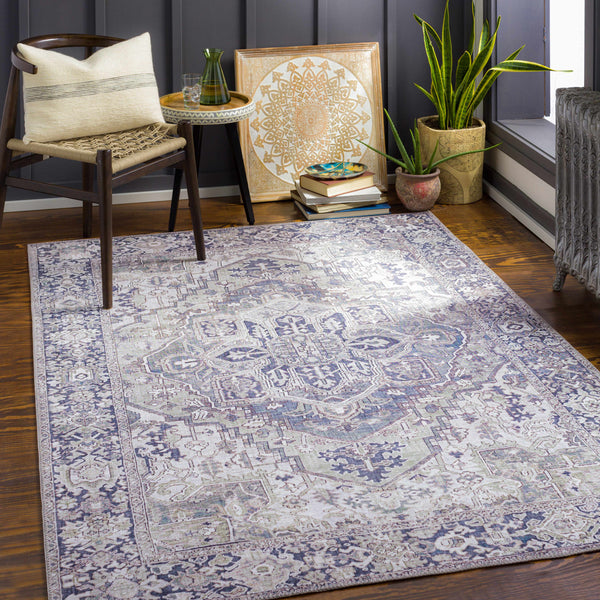 Neyland Iris Gray Area Rug 2359