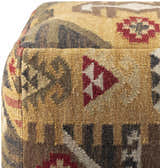 Dhaurahra Southwestern Geometric Cotton Pouf