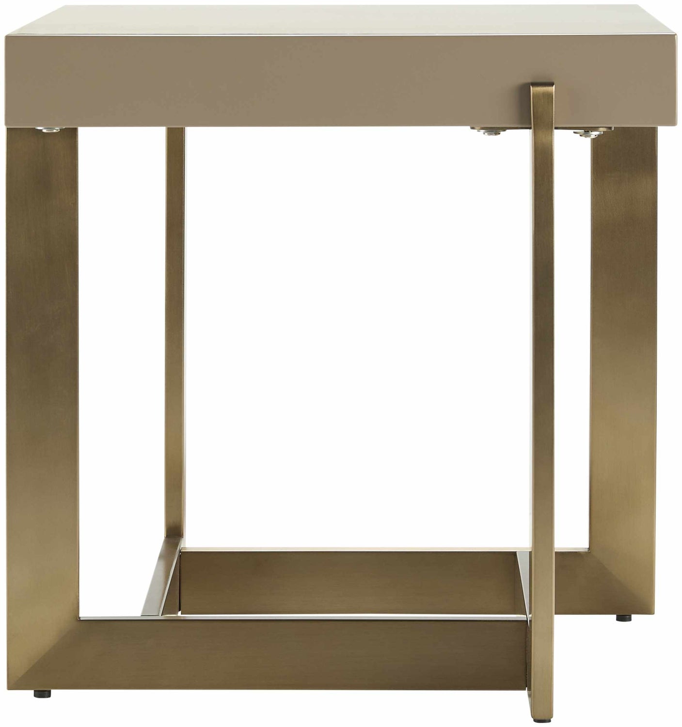 Dossenheim Modern Gold Square End Table