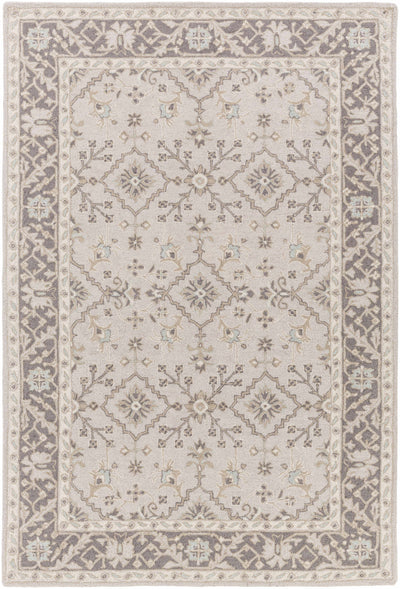 Dooling Light Brown Wool Carpet