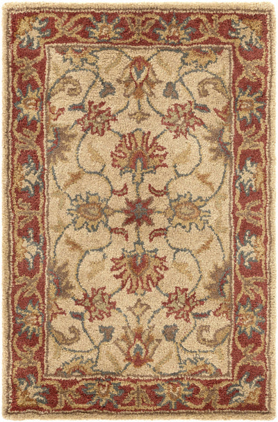 Cherryfield Hand Tufted Brown & Rust 1001 Wool Rug