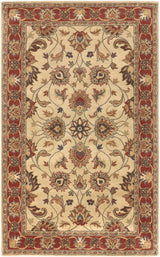 Cherryfield Hand Tufted Brown & Rust 1001 Wool Rug