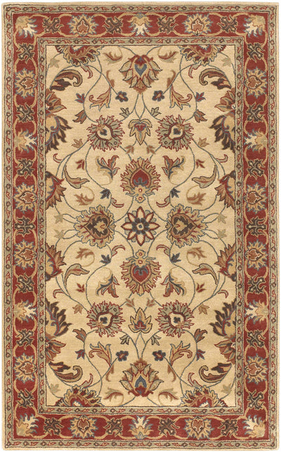 Cherryfield Hand Tufted Brown & Rust 1001 Wool Rug