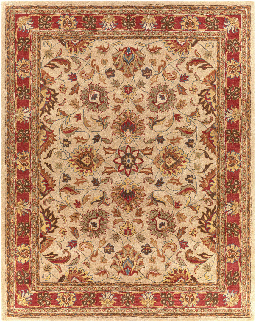 Cherryfield Hand Tufted Brown & Rust 1001 Wool Rug