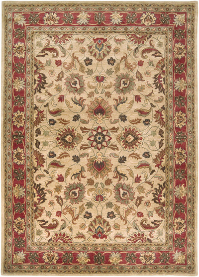 Cherryfield Hand Tufted Brown & Rust 1001 Wool Rug