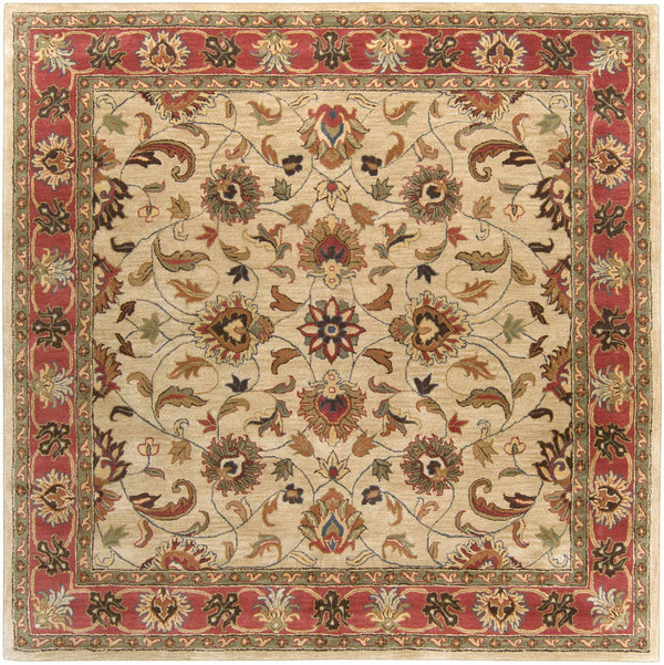 Cherryfield Hand Tufted Brown & Rust 1001 Wool Rug