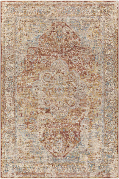 Dumaguete Brick Red Area Rug