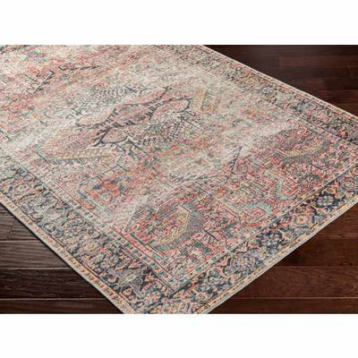Pink Dunshaughlin Distressed Washable Area Rug - Clearance