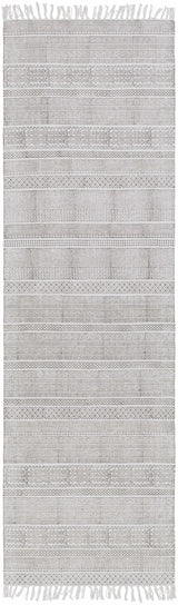 Durbin Off-White Cotton Flatweave Carpet - Clearance