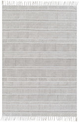 Durbin Off-White Cotton Flatweave Carpet - Clearance