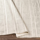 Durbin Off-White Cotton Flatweave Carpet - Clearance