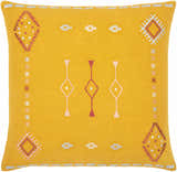 Devi Mustard Geometric Pattern Accent Pillow - Clearance