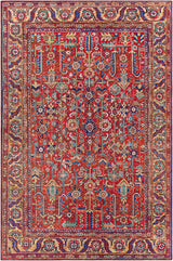 Edwardsburg Traditional Red Rug