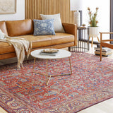 Edwardsburg Traditional Red Rug
