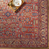 Edwardsburg Traditional Red Rug