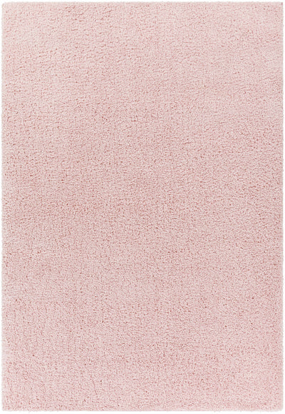 Mona Solid Pink Plush Rug