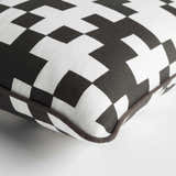 Dyersburg Black&White Geometric Accent Pillow - Clearance
