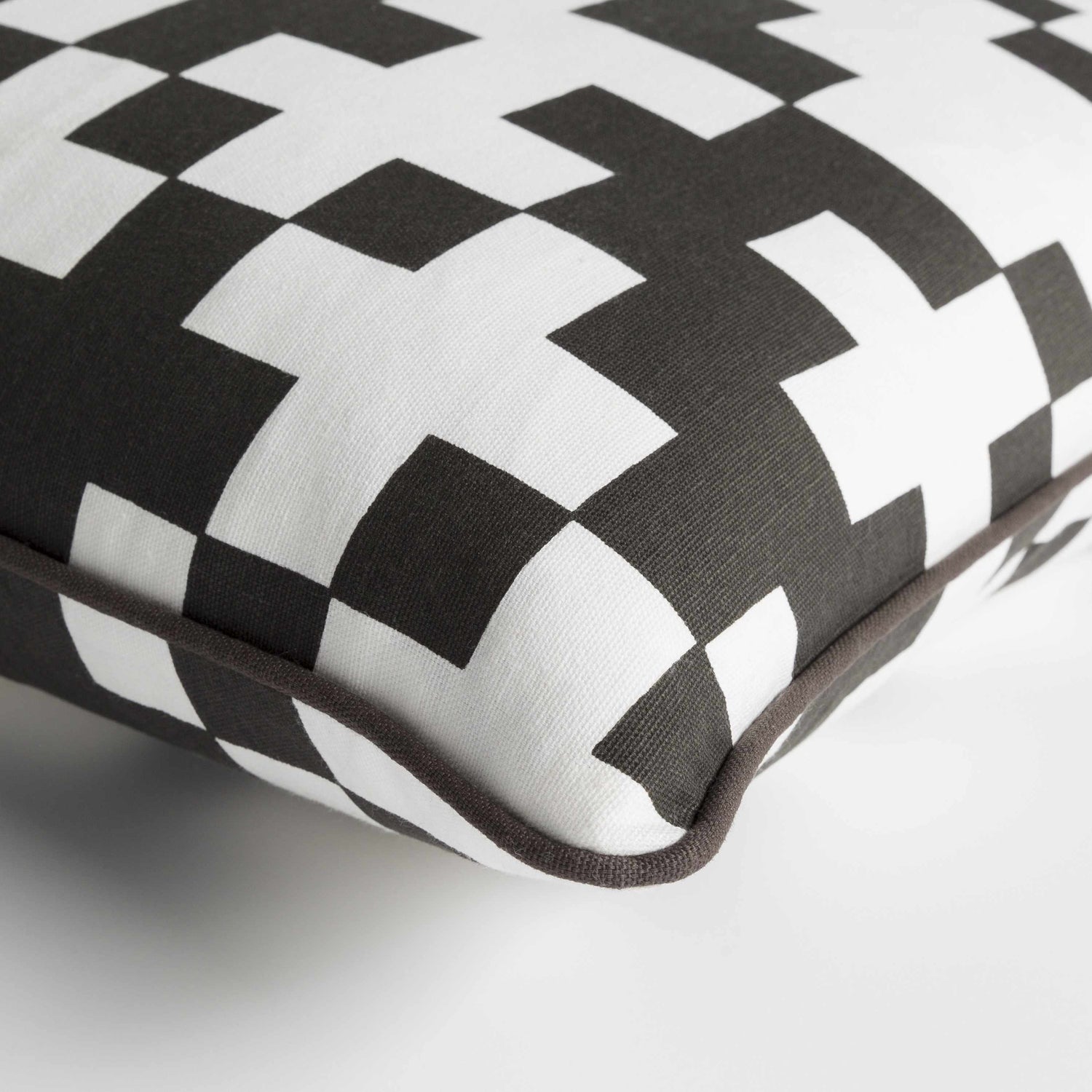 Dyersburg Black&White Geometric Accent Pillow - Clearance
