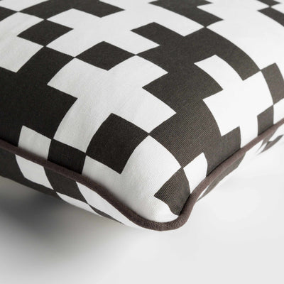 Dyersburg Black&White Geometric Accent Pillow - Clearance