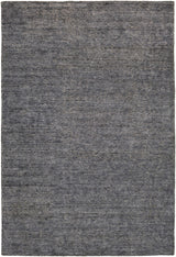 Lecompton Solid Charcoal Viscose Rug - Clearance