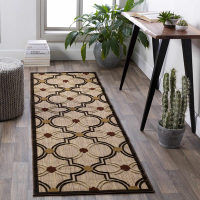 Edgemoor Geometric Olefin Rug - Clearance