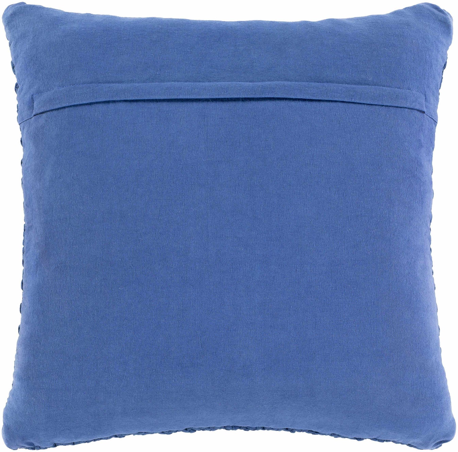 Efeler Navy Crochet Throw Pillow - Clearance